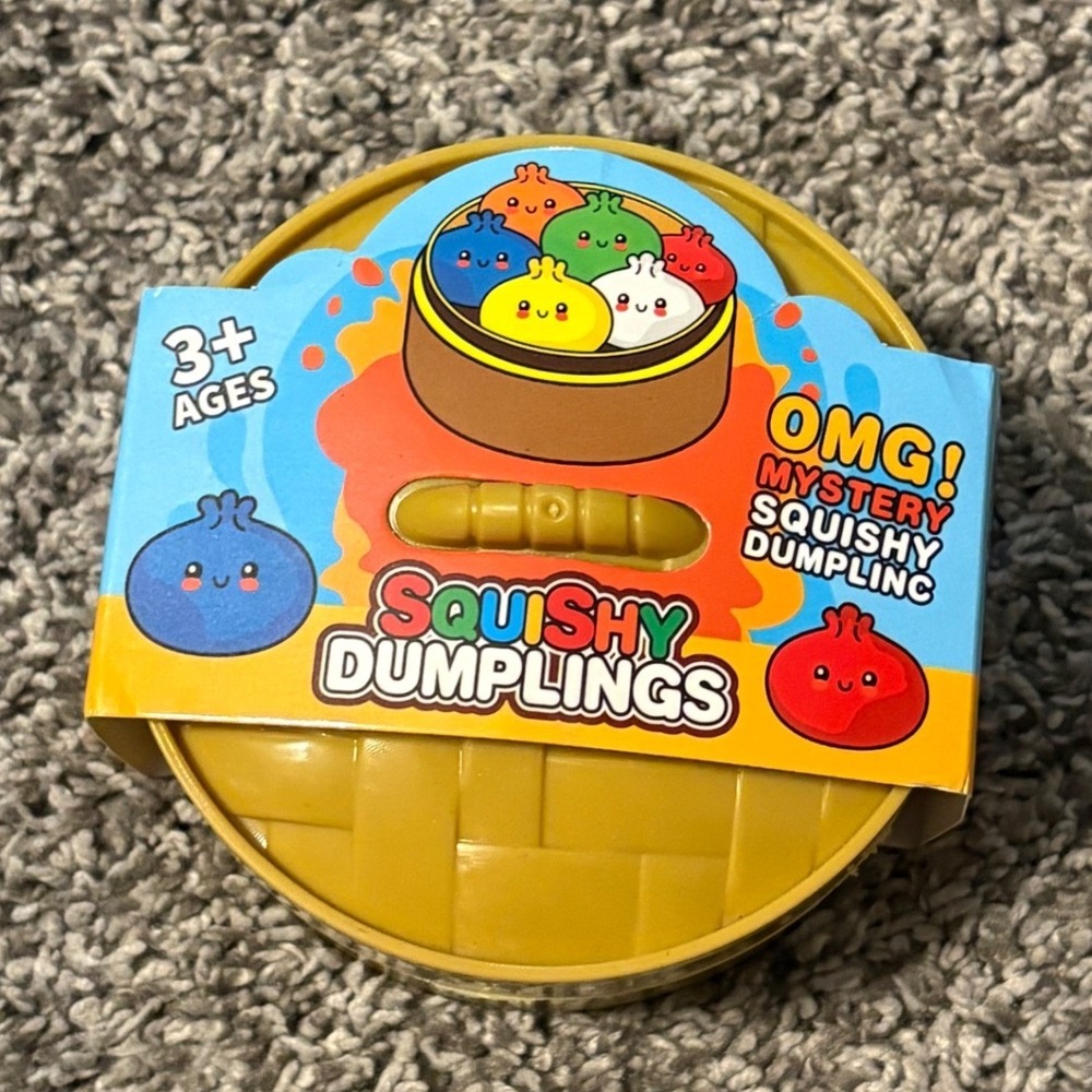 OMG! Mystery Squishy Dumplings Steamer Basket Series 1 Sealed Blind Box Toy